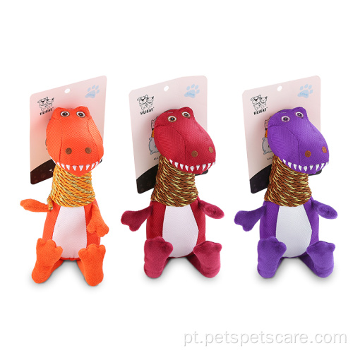 Produtos para animais de estimação Toys de dinossauros com animais de cachorro